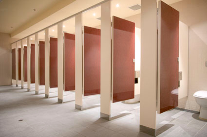 Toilet and shower partitions